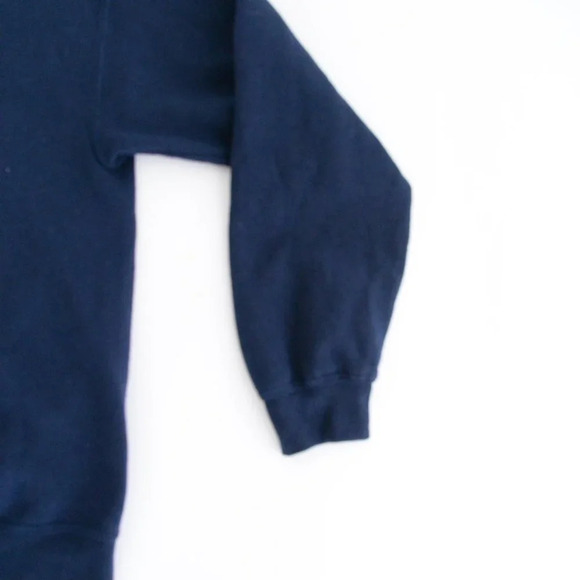 Vintage 90'S Mv Sport  Navy Omaha Zoo Aquarium Elephant Print Crew Neck Size M - Picture 11 of 13